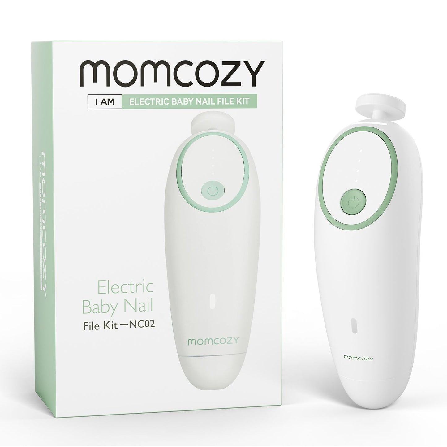 Momcozy Grooming Baby Nail File Electric Green