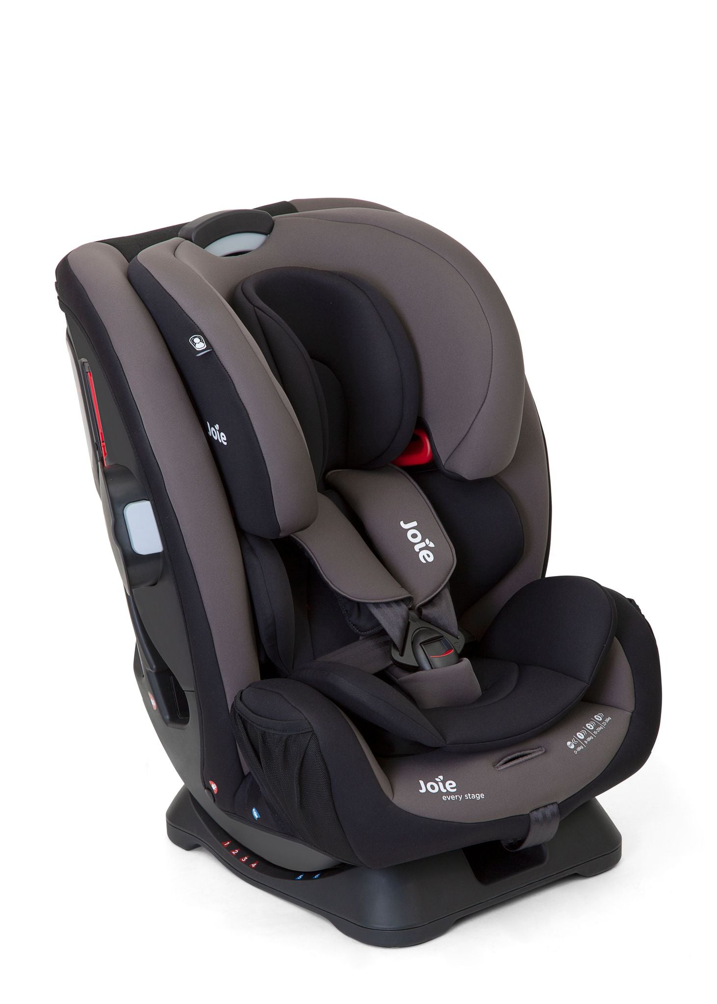 Joie Every Stage Group 0+/1/2/3 Car Seat for Baby & Kids - Rearward (0 to 18kg/4 Years) & Forward-Facing (9kg to 36kg/12 Years), 6 Recline Positions, 10 Position Headrest Adjustable