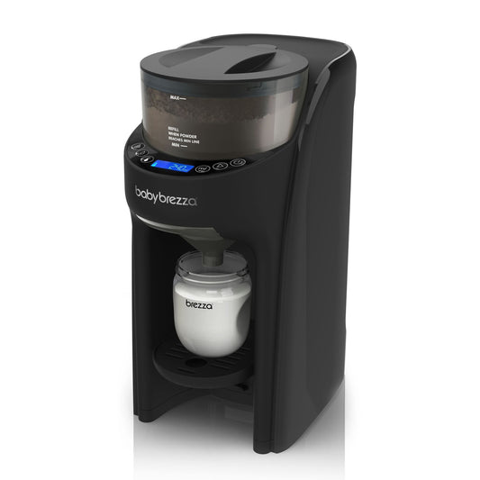 Baby Brezza New and Improved Formula Pro Advanced Formula Dispenser Machine - Automatically Mix a Warm Formula Bottle Instantly - Easily Make Bottle with Automatic Powder Blending, Charcoal
