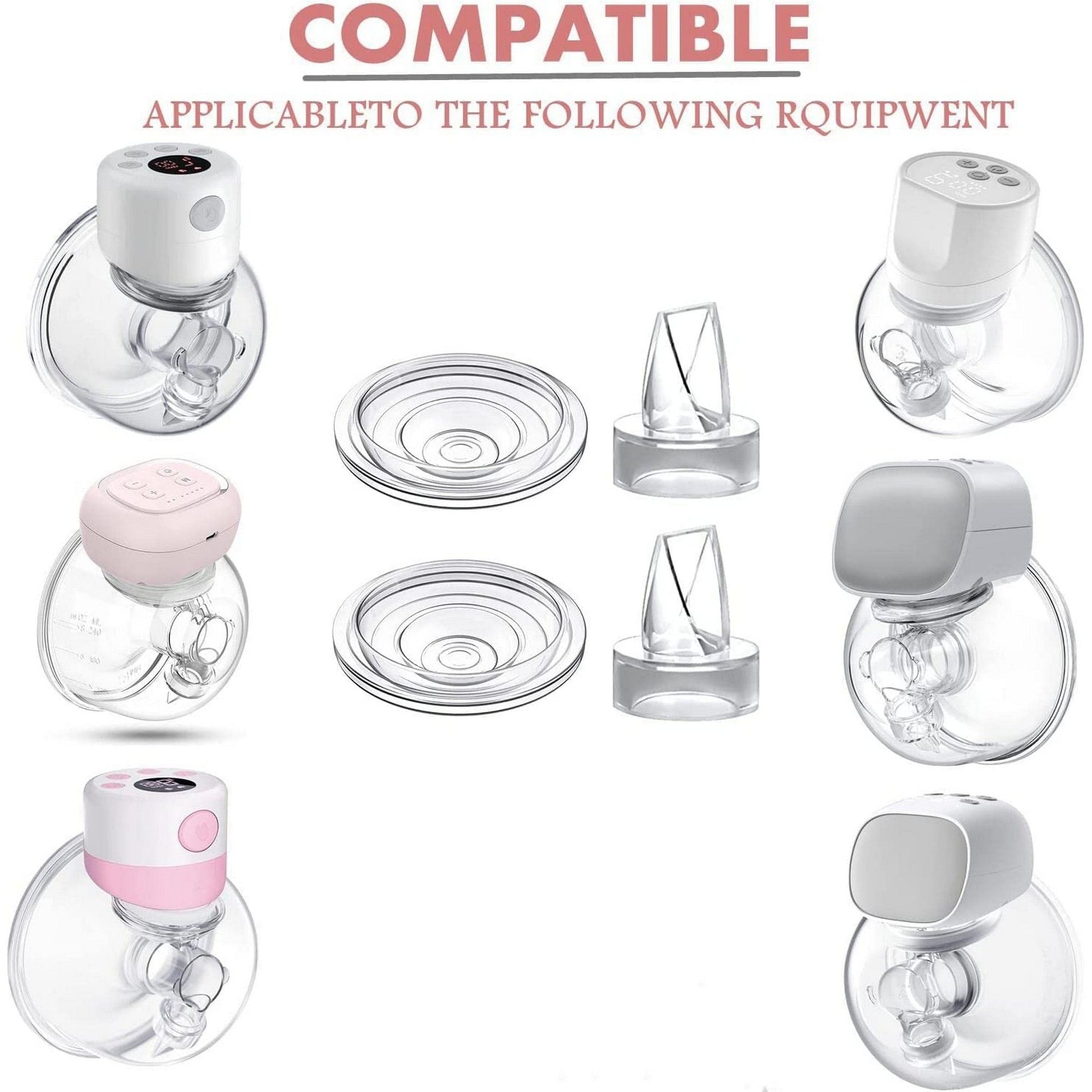 Momcozy Breastfeeding Access Flange Insert 21 mm for S9 Pro/S12 Pro Transparent