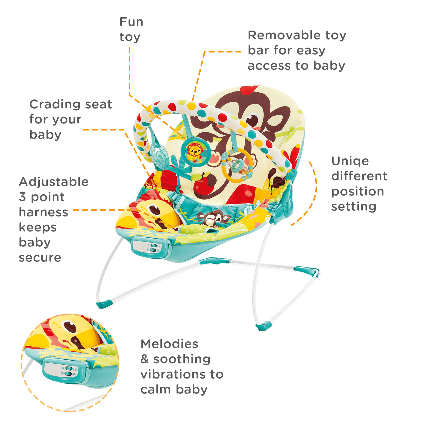 Music Vibrations Bouncer