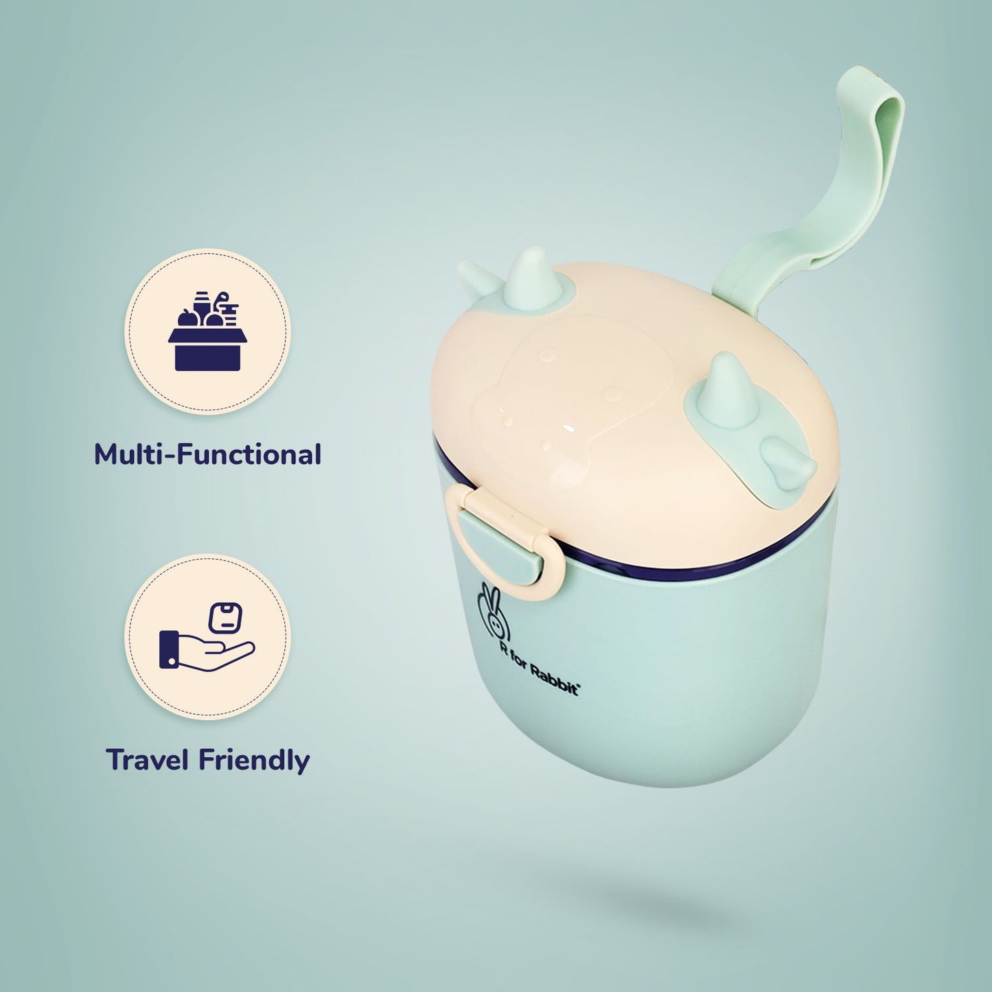 R for Rabbit Portable First Feed Crescent Box
