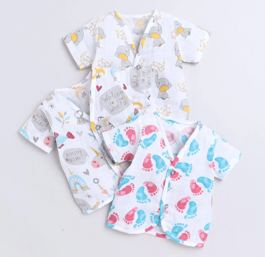 Polka Tots H/S Vest (Jabla) - PTHV-10084 - MULTICOLOR - 1-3 M
