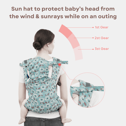 Polka Tots Unisex Green Baby Carrier