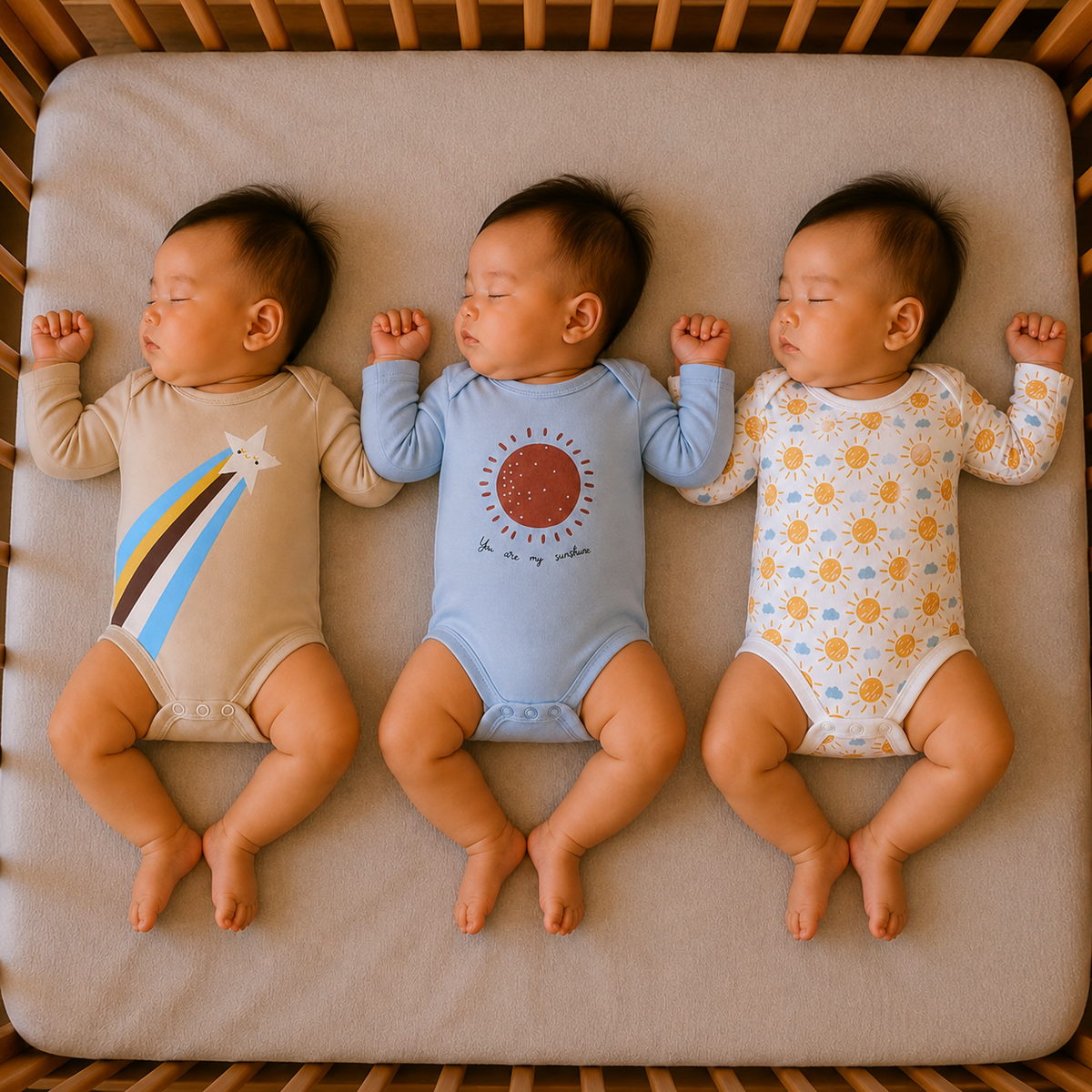 PREKIES Onesie - Set Of 3 - Rainbow Print