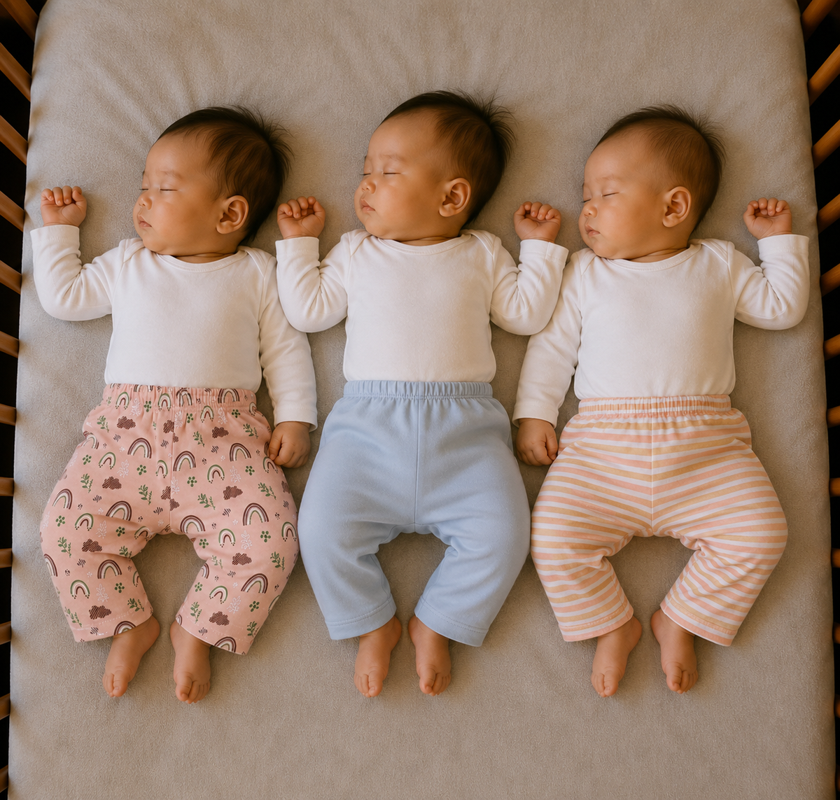 PREKIES Set Of 3 Pyajamas - Rainbow Print