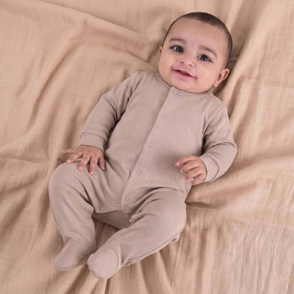 PREKIES Footed Sleepsuits Set - Lion Print Pack Of 3