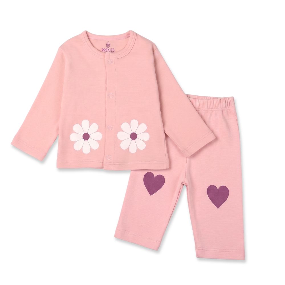 PREKIES Set & Suit - Flower Print