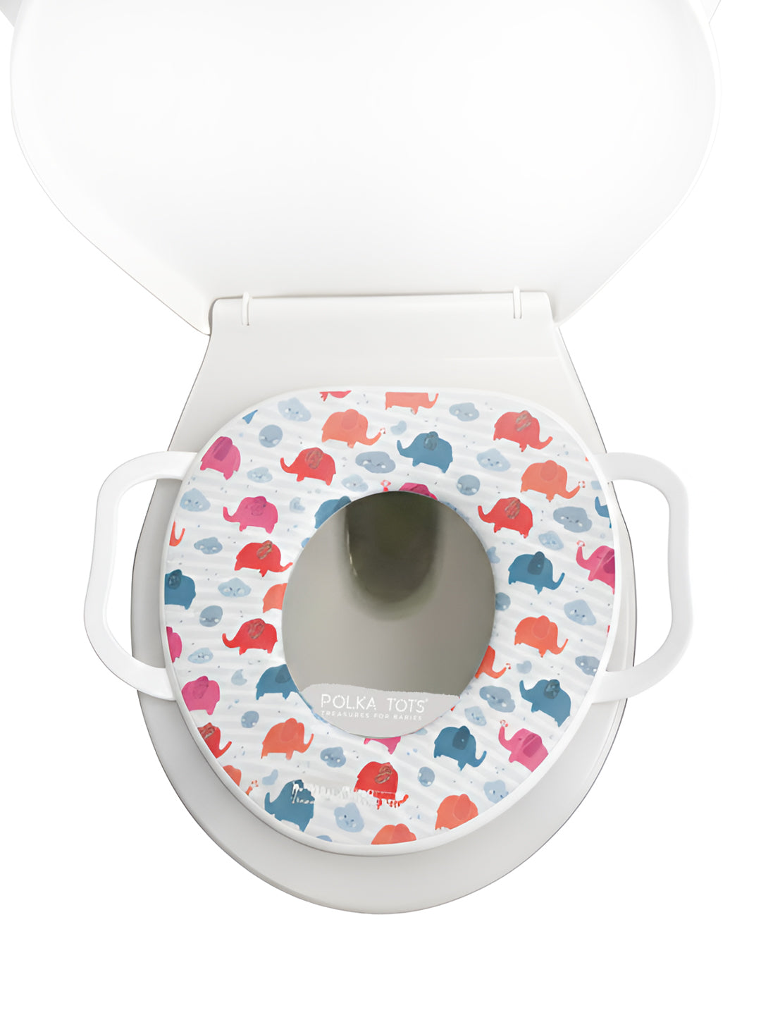 Polka Tots Hop Pop Potty Seat For Your Baby Kid - White
