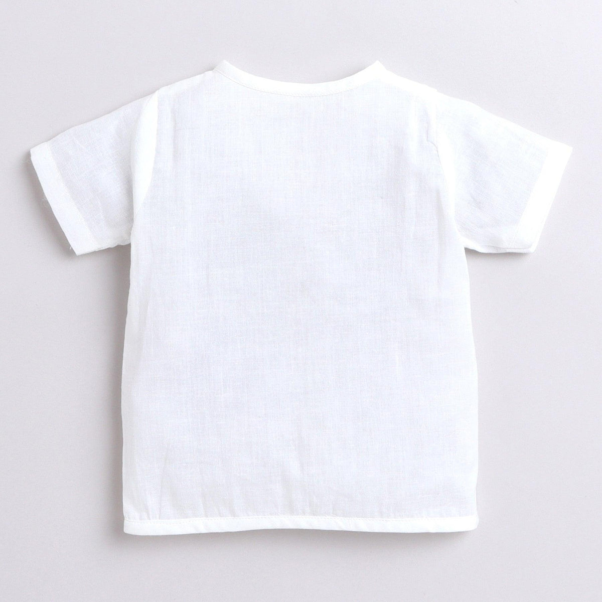 Polka Tots Unisex Multi-Color Cotton Half Sleeve Jablas (Pack Of 3) (0 Months)