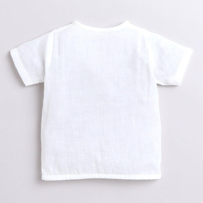 Polka Tots Unisex Multi-Color Cotton Half Sleeve Jablas (Pack Of 3) (0 Months)