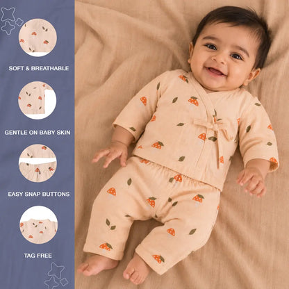 Prekies Muslin Set & Suit Mushi Baby Print