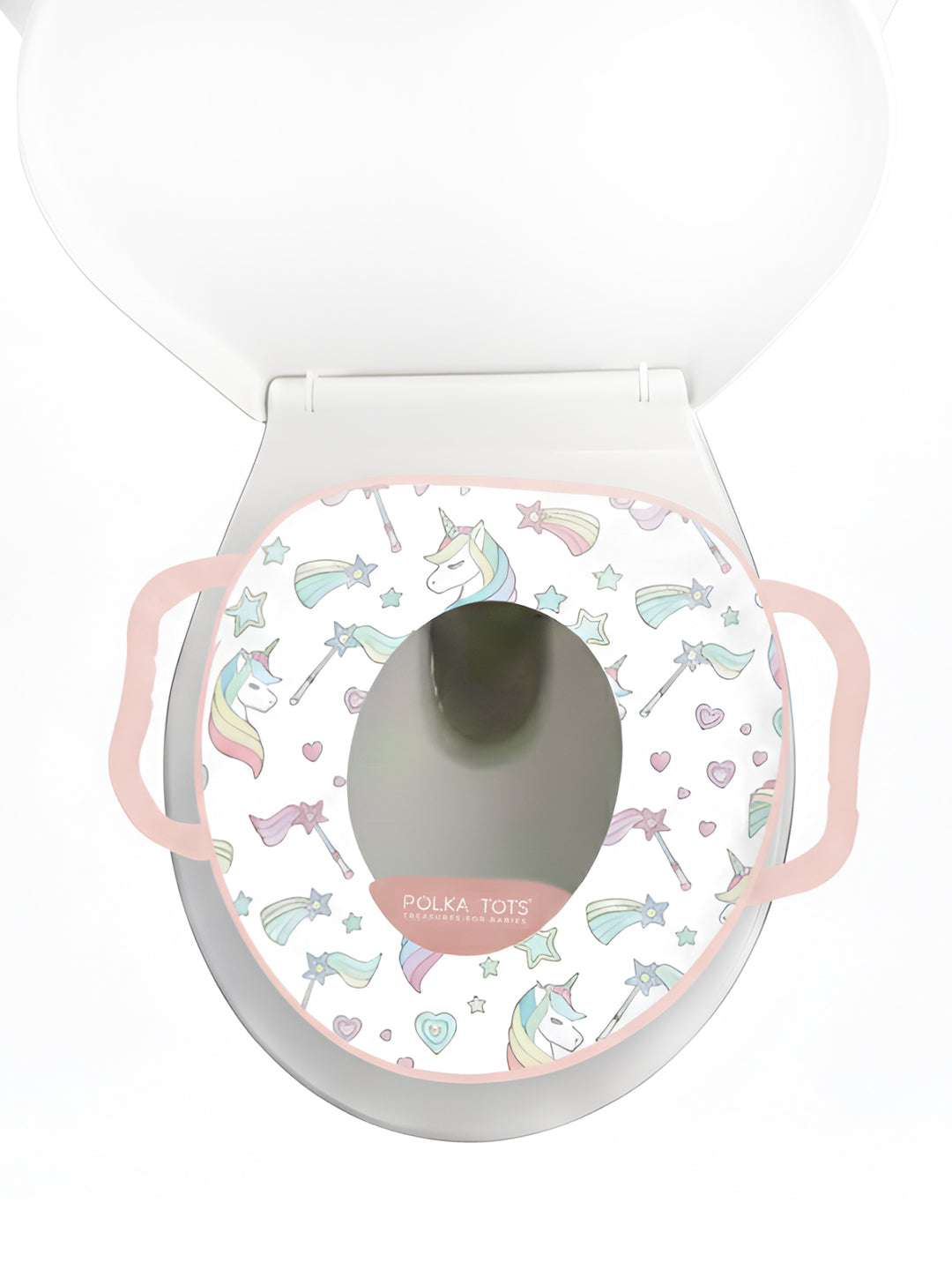 Polka Tots Hop Pop Potty Seat For Your Baby Kid For Your Baby Kid - Pink