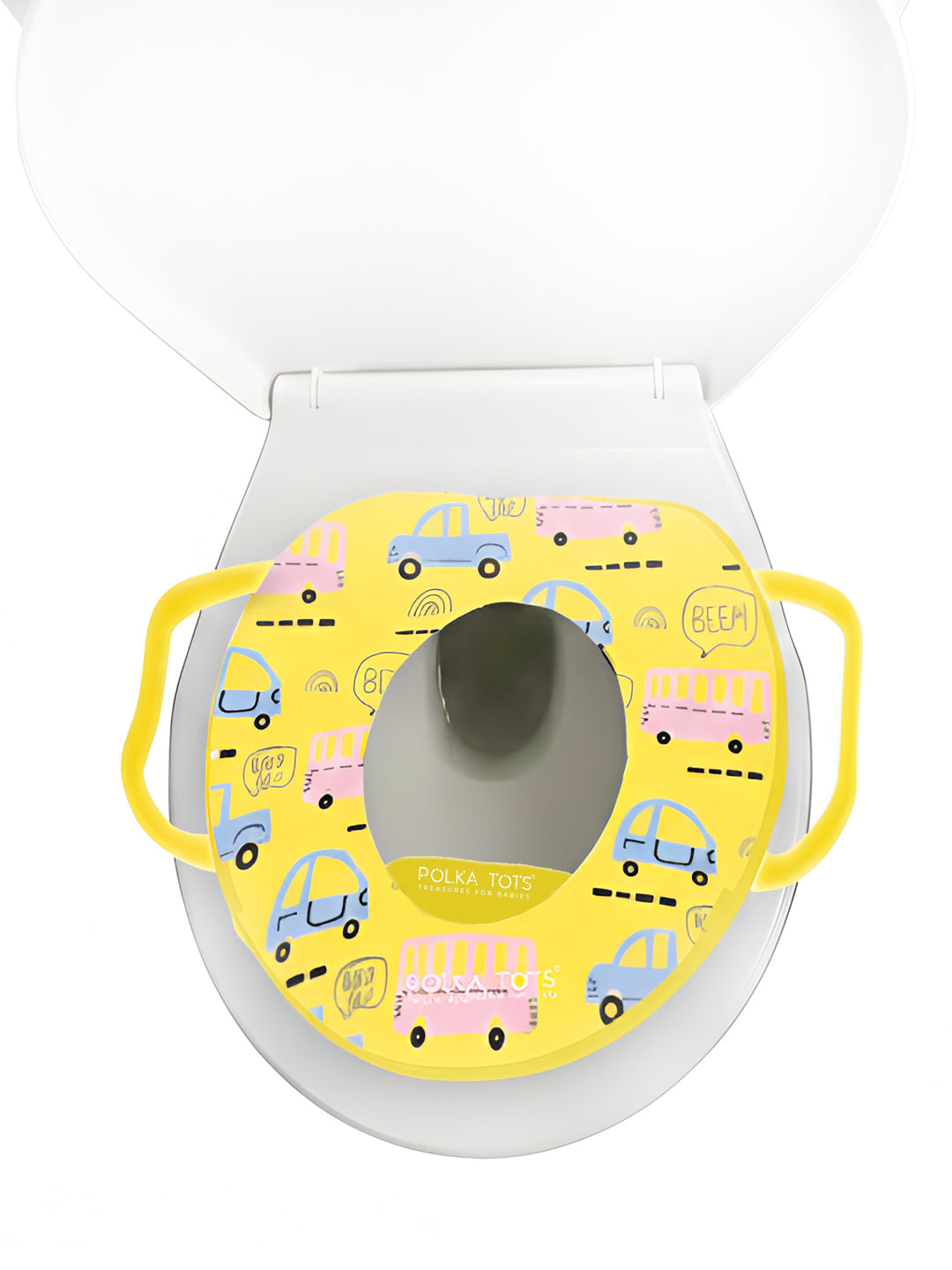 Polka Tots Hop Pop Potty Seat For Your Baby Kid For Your Baby Kid - Yellow