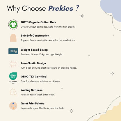 PREKIES Cap, Mitten, Booties - Car Print