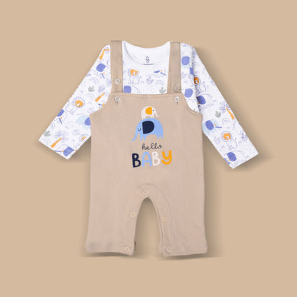 PREKIES Durgee Set - Elephant & Lion Print