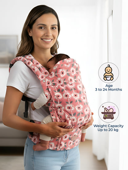 Polka Tots Unisex Peach Baby Carrier