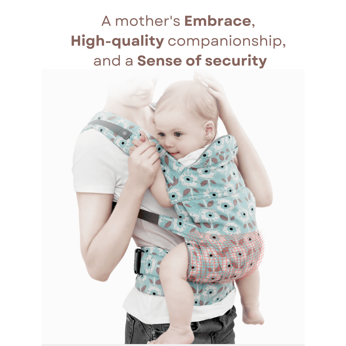 Polka Tots Unisex Green Baby Carrier
