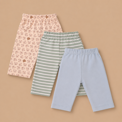 PREKIES Set Of 3 Pyajamas - Bear Print