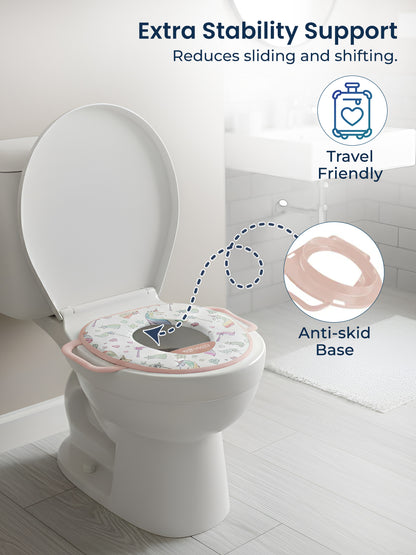 Polka Tots Hop Pop Potty Seat For Your Baby Kid For Your Baby Kid - Pink
