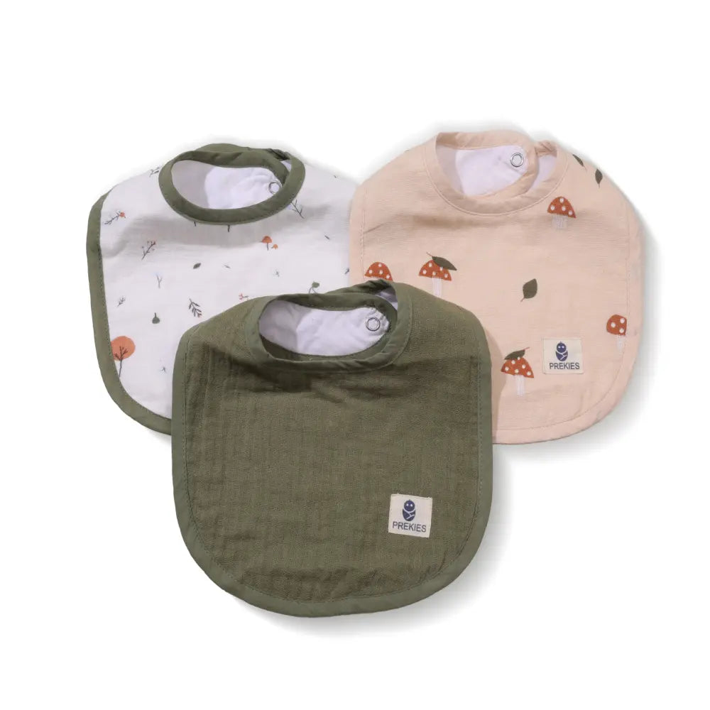 Prekies Muslin Bib Little Explorer print