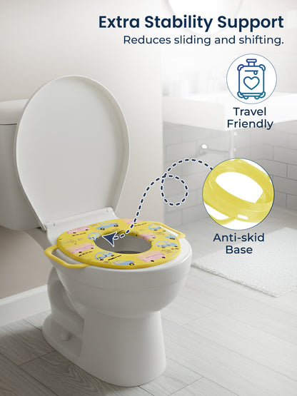 Polka Tots Hop Pop Potty Seat For Your Baby Kid For Your Baby Kid - Yellow