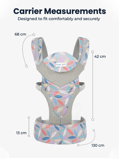 Polka Tots Unisex Beige Baby Carrier