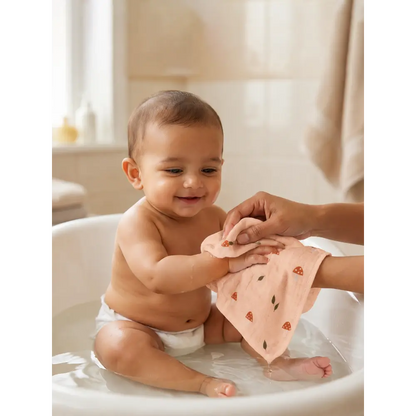 Prekies Muslin Wash Cloth Little Explorer print