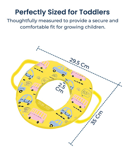 Polka Tots Hop Pop Potty Seat For Your Baby Kid For Your Baby Kid - Yellow