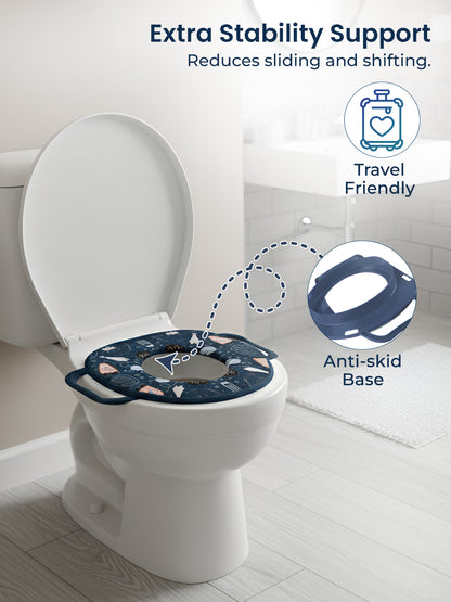 Polka Tots Hop Pop Potty Seat For Your Baby Kid For Your Baby Kid - Blue
