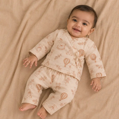 Prekies Muslin Set & Suit Sky Dreamer Print