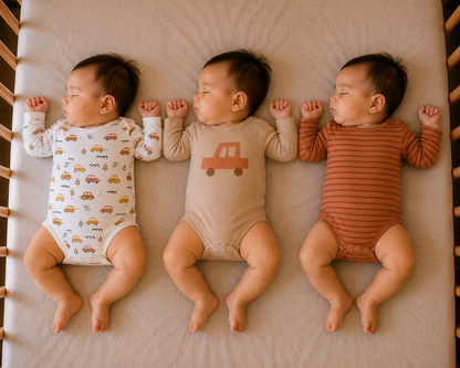 PREKIES Onesie - Set Of 3 - Car Print