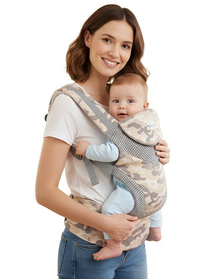 Polka Tots Unisex Grey Baby Carrier