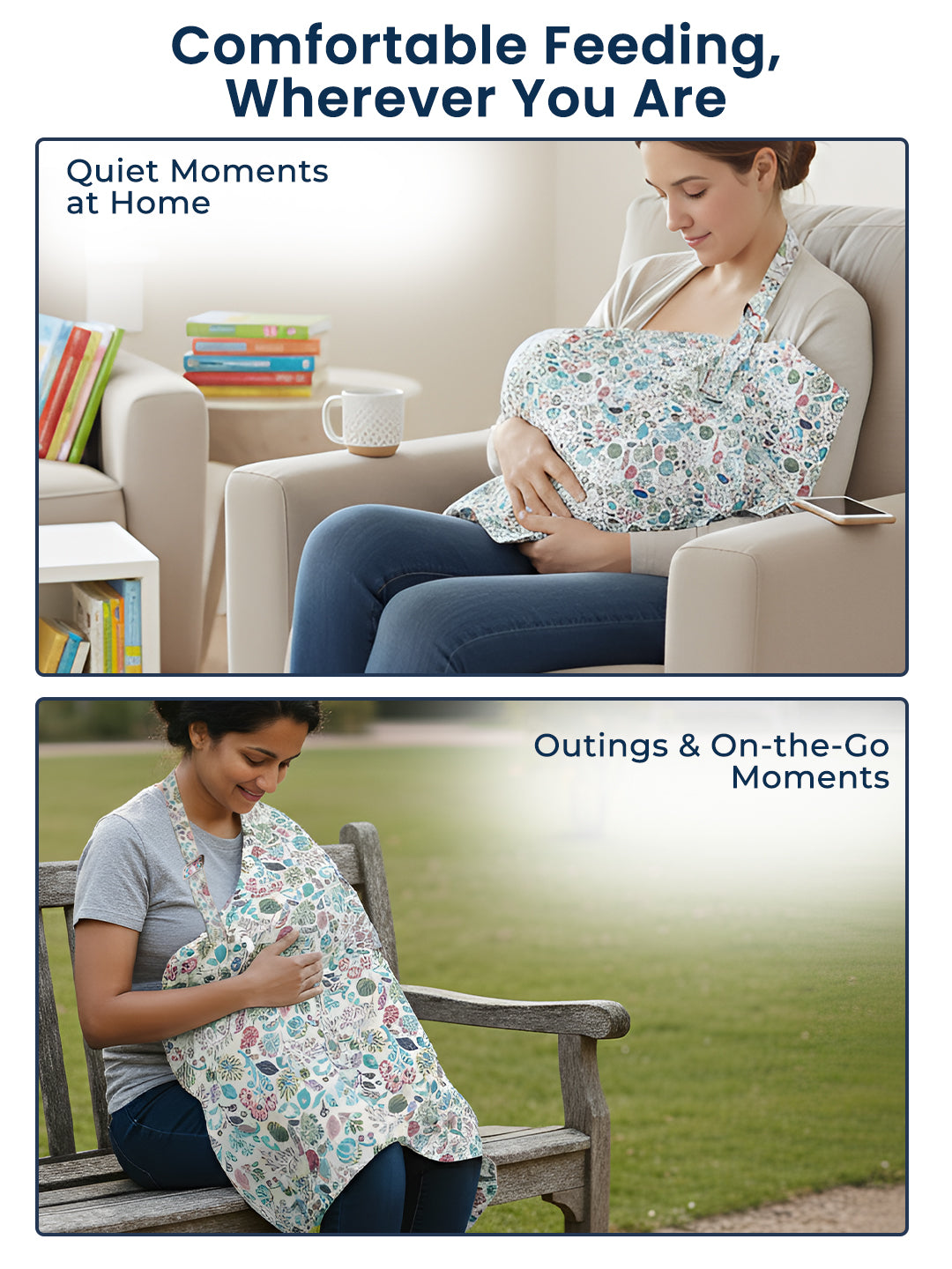 Polka Tots Nursing Bibs - NBCBF102
