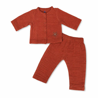 Prekies Muslin Set & Suit Cinnamon Baby Color