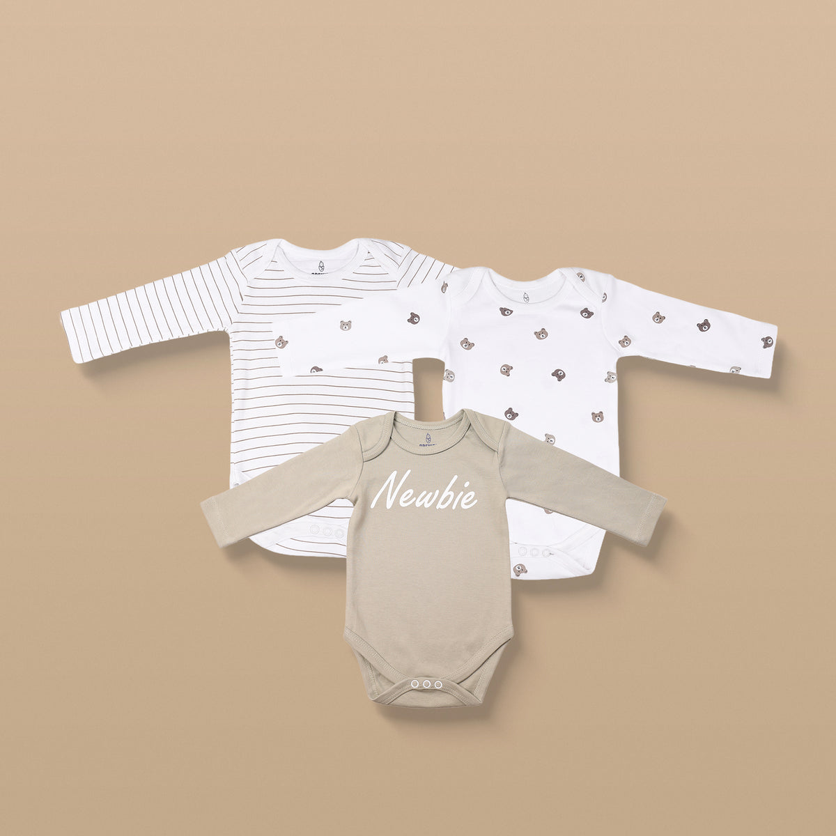 PREKIES Onesie - Set Of 3 - Newbie Print
