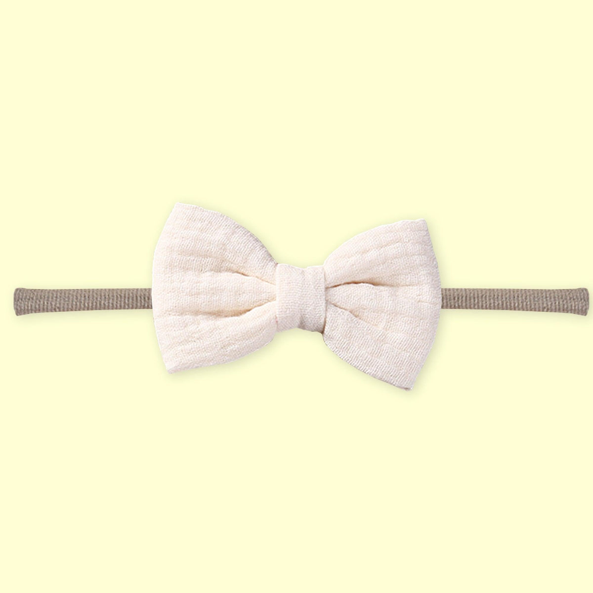 Polka Tots White Cotton Floral Print Bow Headband with Reversible Bandana Bib (Set of 3) 12-18 Months