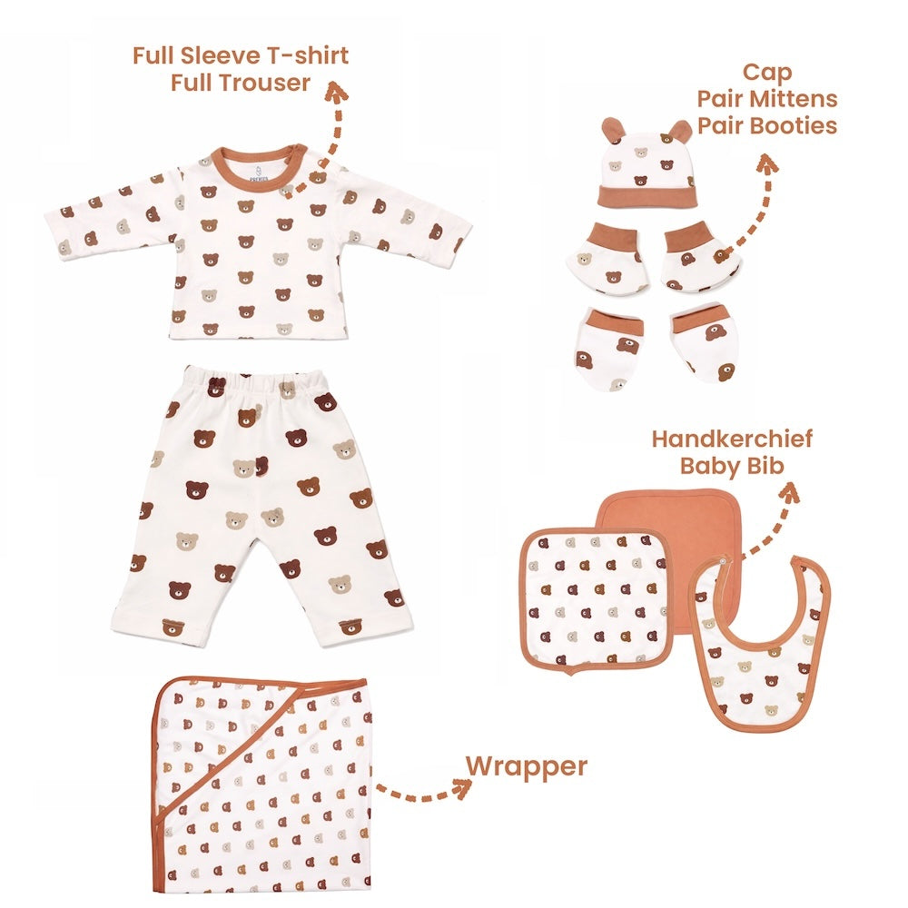 PREKIES Gift Set Bear Print