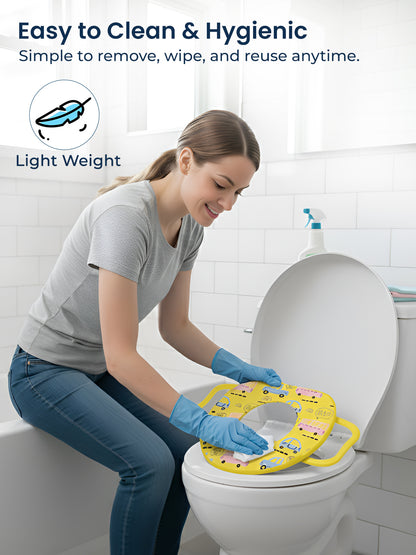 Polka Tots Hop Pop Potty Seat For Your Baby Kid For Your Baby Kid - Yellow