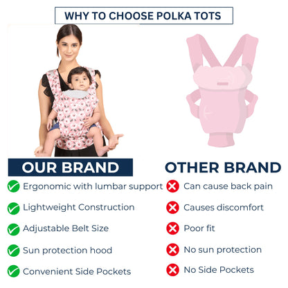 Polka Tots Unisex Green Baby Carrier