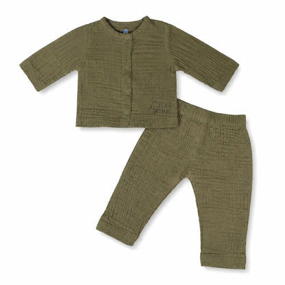 Prekies Muslin Set & Suit Minty Baby Color