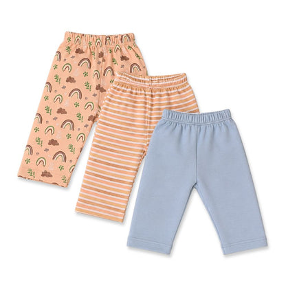 PREKIES Set Of 3 Pyajamas - Rainbow Print