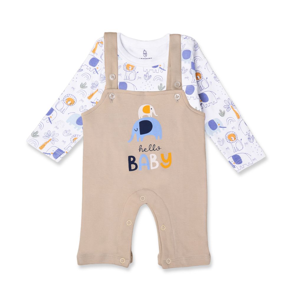 PREKIES Durgee Set - Elephant & Lion Print
