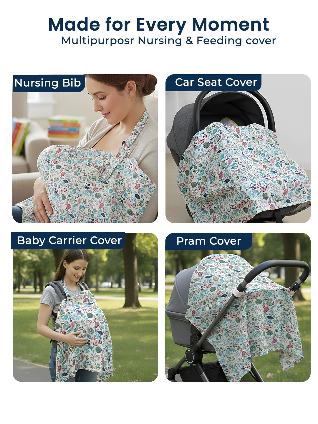Polka Tots Nursing Bibs - NBCBF102