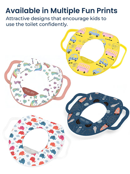 Polka Tots Hop Pop Potty Seat For Your Baby Kid For Your Baby Kid - Yellow