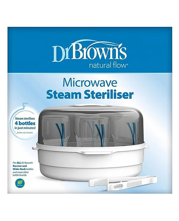Dr. Brown's Microwave Steam Sterilizer (Pack of 1, White)