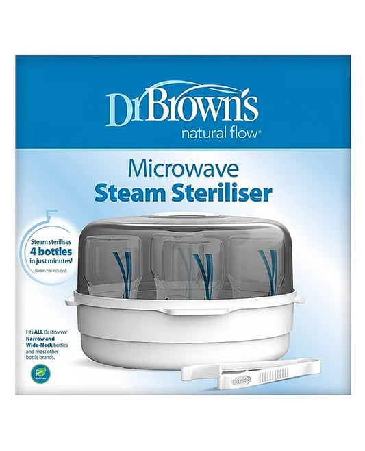 Dr. Brown's Microwave Steam Sterilizer (Pack of 1, White)