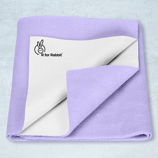R for Rabbit Dry Nap Bliss Premium Pee Protector Sheet Purple