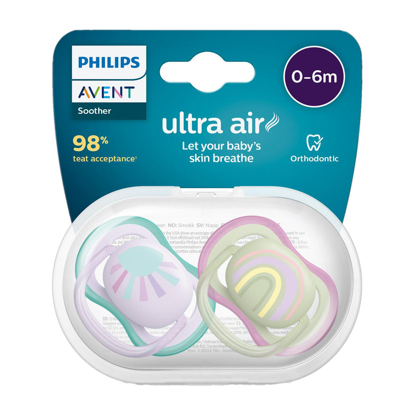 STHR AIR 0-6M GIRL DECO CHERRY/BIRD X2 [SCF085/13] [PHILIPS]