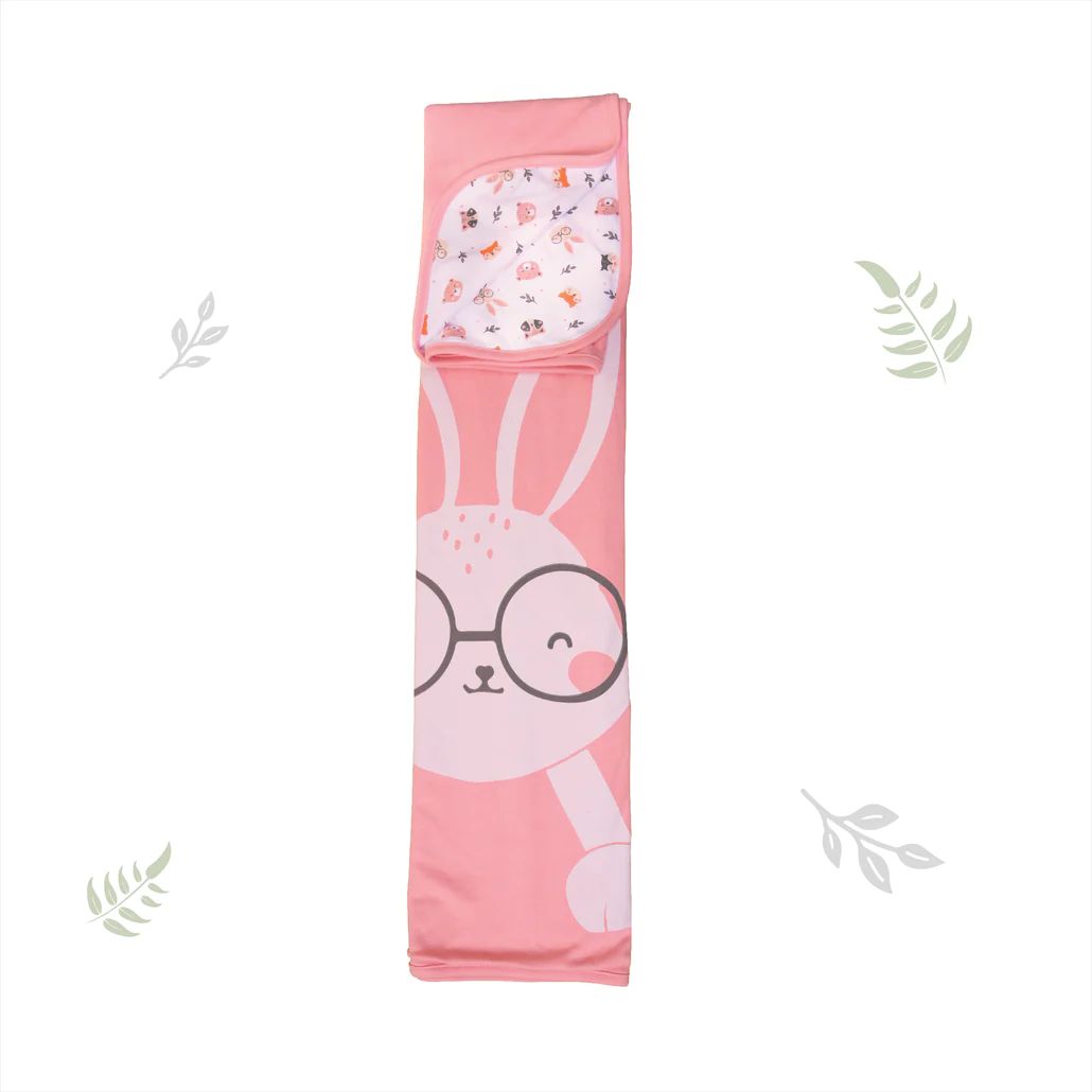 Tiny Lane Newborn Baby Blanket - Faces Design